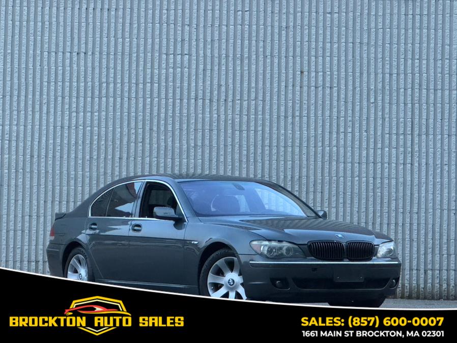 2007 BMW 7 Series 4dr Sdn 750i, available for sale in BROCKTON, Massachusetts | Brockton Auto Sales Inc. BROCKTON, Massachusetts 2007 BMW 7 Series 4dr Sdn 750i, available for sale in BROCKTON, Massachusetts | Brockton Auto Sales Inc. BROCKTON, Massachusetts