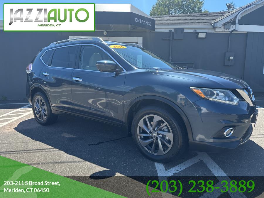 2016 Nissan Rogue AWD 4dr SL, available for sale in Meriden, Connecticut | Jazzi Auto Sales LLC. Meriden, Connecticut 2016 Nissan Rogue AWD 4dr SL, available for sale in Meriden, Connecticut | Jazzi Auto Sales LLC. Meriden, Connecticut