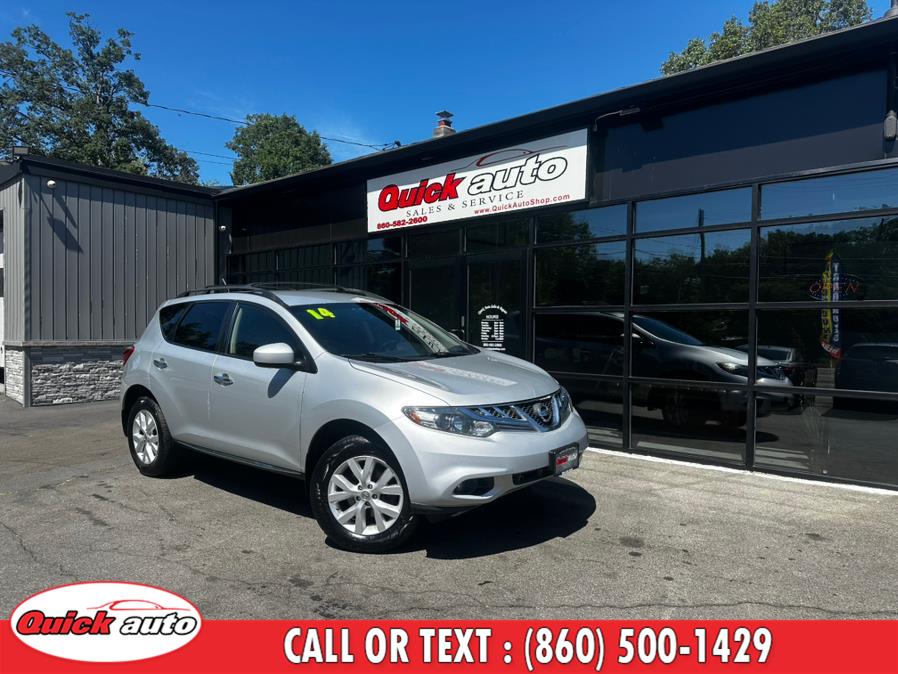 2014 Nissan Murano AWD 4dr SV, available for sale in Bristol, Connecticut | Quick Auto LLC. Bristol, Connecticut 2014 Nissan Murano AWD 4dr SV, available for sale in Bristol, Connecticut | Quick Auto LLC. Bristol, Connecticut