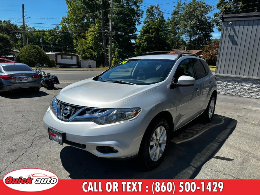 2014 Nissan Murano AWD 4dr SV, available for sale in Bristol, Connecticut | Quick Auto LLC. Bristol, Connecticut 2014 Nissan Murano AWD 4dr SV, available for sale in Bristol, Connecticut | Quick Auto LLC. Bristol, Connecticut