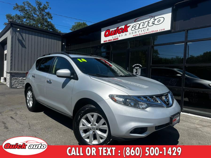 2014 Nissan Murano AWD 4dr SV, available for sale in Bristol, Connecticut | Quick Auto LLC. Bristol, Connecticut 2014 Nissan Murano AWD 4dr SV, available for sale in Bristol, Connecticut | Quick Auto LLC. Bristol, Connecticut