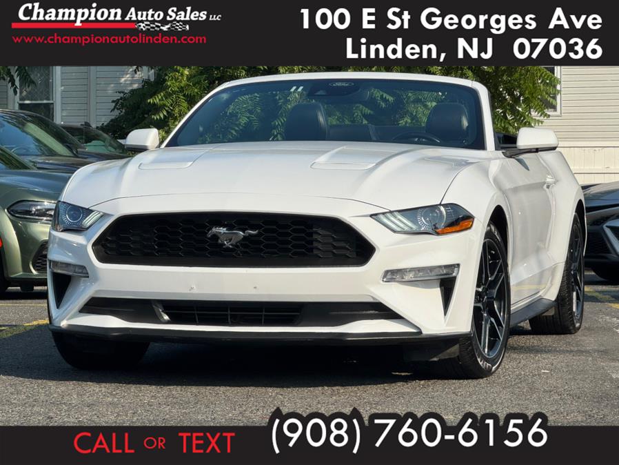 2023 Ford Mustang EcoBoost Premium Convertible, available for sale in Linden, New Jersey | Champion Used Auto Sales. Linden, New Jersey 2023 Ford Mustang EcoBoost Premium Convertible, available for sale in Linden, New Jersey | Champion Used Auto Sales. Linden, New Jersey