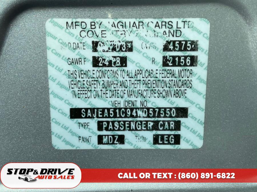 2004 Jaguar X-TYPE 4dr Sdn 3.0L, available for sale in East Windsor, Connecticut | Stop & Drive Auto Sales. East Windsor, Connecticut 2004 Jaguar X-TYPE 4dr Sdn 3.0L, available for sale in East Windsor, Connecticut | Stop & Drive Auto Sales. East Windsor, Connecticut