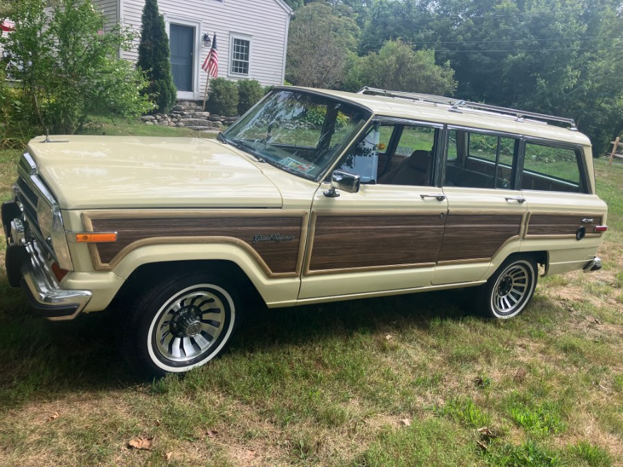 1988 Jeep Grand Wagoneer 4dr Wagon, available for sale in Naugatuck, Connecticut | Riverside Motorcars, LLC. Naugatuck, Connecticut 1988 Jeep Grand Wagoneer 4dr Wagon, available for sale in Naugatuck, Connecticut | Riverside Motorcars, LLC. Naugatuck, Connecticut