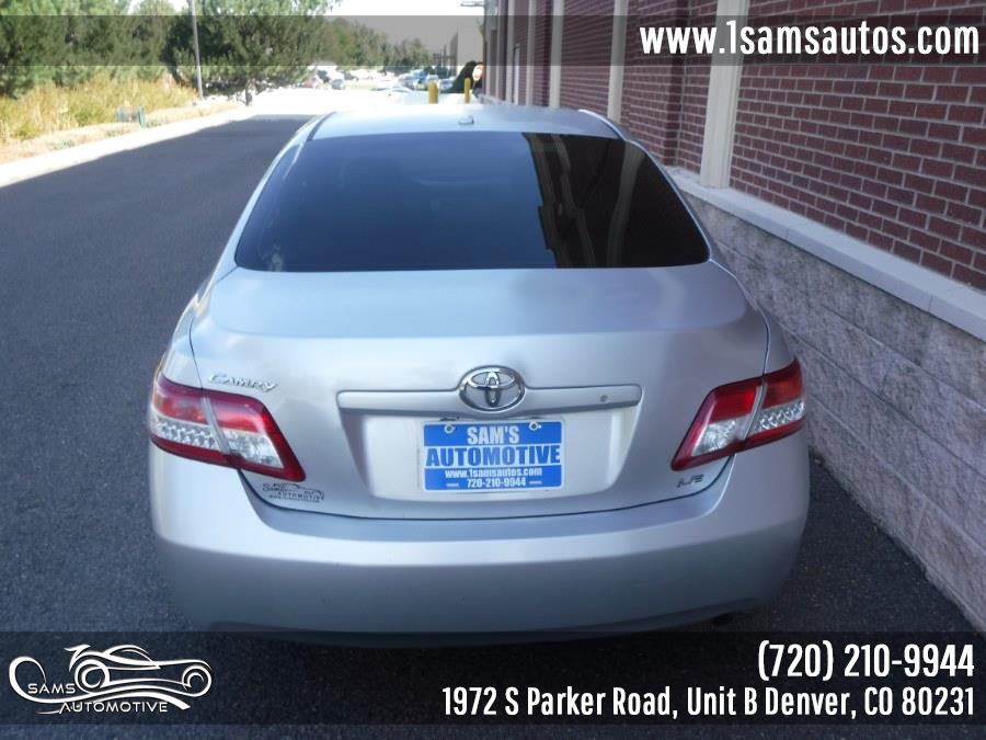 2010 Toyota Camry 4dr Sdn I4 Auto LE (Natl), available for sale in Denver, Colorado | Sam's Automotive. Denver, Colorado 2010 Toyota Camry 4dr Sdn I4 Auto LE (Natl), available for sale in Denver, Colorado | Sam's Automotive. Denver, Colorado