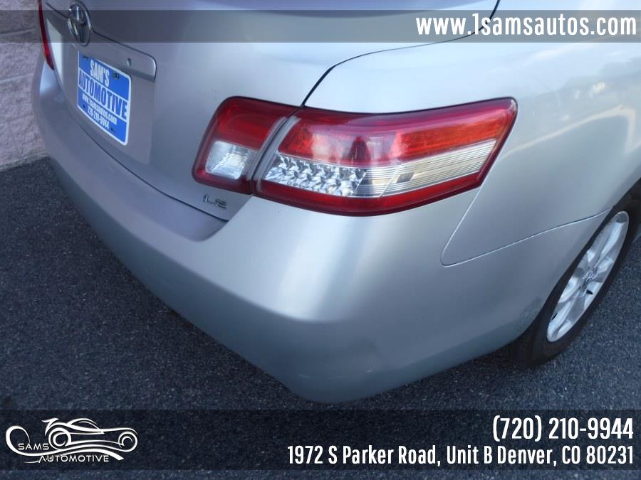 2010 Toyota Camry 4dr Sdn I4 Auto LE (Natl), available for sale in Denver, Colorado | Sam's Automotive. Denver, Colorado 2010 Toyota Camry 4dr Sdn I4 Auto LE (Natl), available for sale in Denver, Colorado | Sam's Automotive. Denver, Colorado