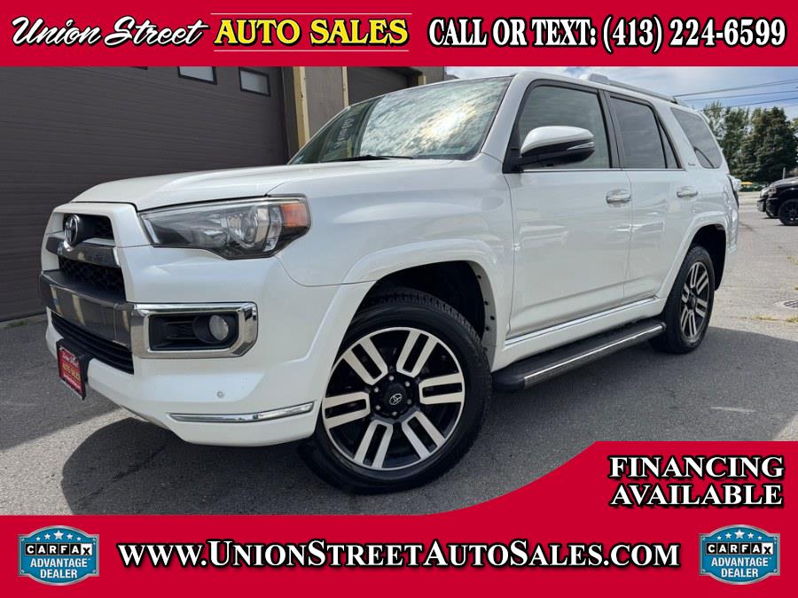 2017 Toyota 4Runner Limited 4WD (Natl), available for sale in West Springfield, Massachusetts | Union Street Auto Sales. West Springfield, Massachusetts 2017 Toyota 4Runner Limited 4WD (Natl), available for sale in West Springfield, Massachusetts | Union Street Auto Sales. West Springfield, Massachusetts