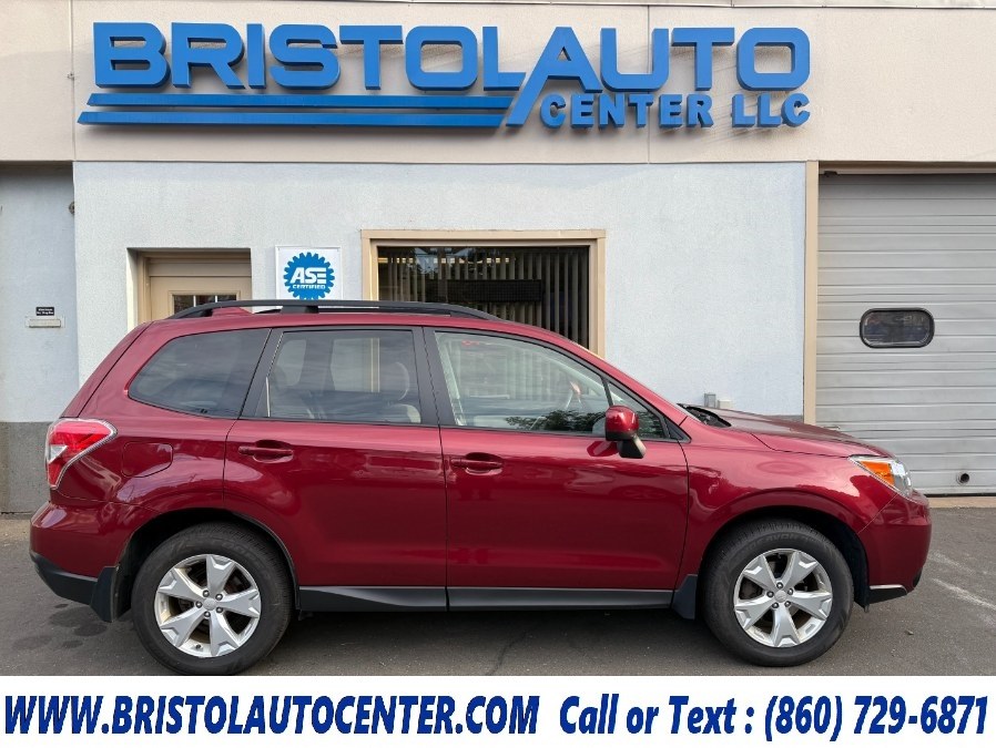 2016 Subaru Forester 4dr CVT 2.5i Premium PZEV, available for sale in Bristol, Connecticut | Bristol Auto Center LLC. Bristol, Connecticut 2016 Subaru Forester 4dr CVT 2.5i Premium PZEV, available for sale in Bristol, Connecticut | Bristol Auto Center LLC. Bristol, Connecticut