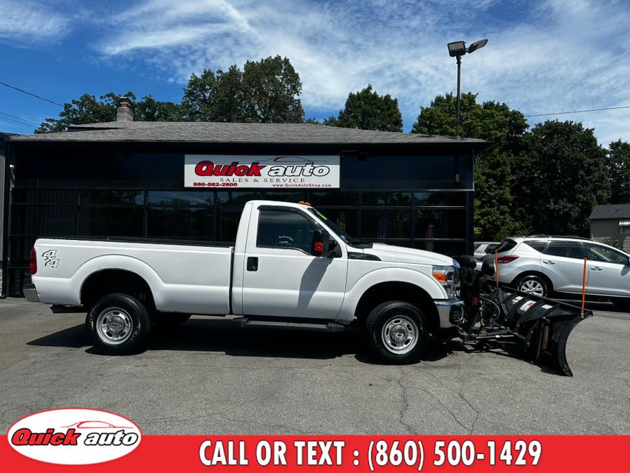 2016 Ford Super Duty F-250 SRW 4WD Reg Cab 137" XL W/PLOW, available for sale in Bristol, Connecticut | Quick Auto LLC. Bristol, Connecticut 2016 Ford Super Duty F-250 SRW 4WD Reg Cab 137" XL W/PLOW, available for sale in Bristol, Connecticut | Quick Auto LLC. Bristol, Connecticut