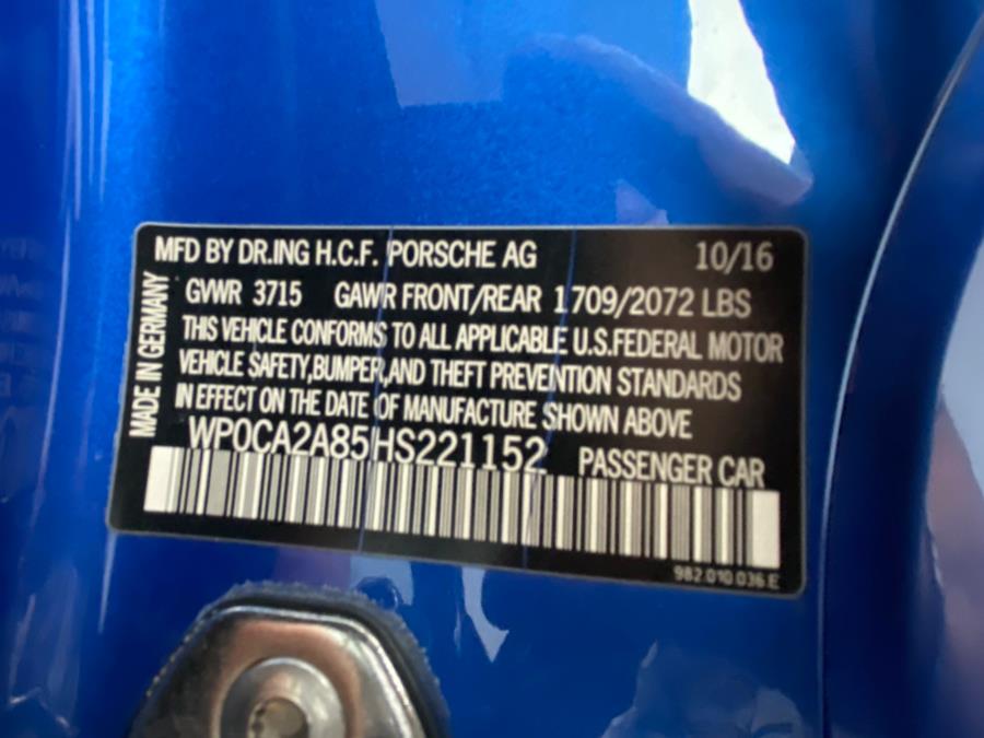 2017 Porsche 718 Boxster Roadster, available for sale in Linden, New Jersey | East Coast Auto Group. Linden, New Jersey 2017 Porsche 718 Boxster Roadster, available for sale in Linden, New Jersey | East Coast Auto Group. Linden, New Jersey