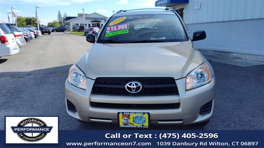 2010 Toyota RAV4 4WD 4dr 4-cyl 4-Spd AT, available for sale in Wilton, Connecticut | Performance Motor Cars Of Connecticut LLC. Wilton, Connecticut 2010 Toyota RAV4 4WD 4dr 4-cyl 4-Spd AT, available for sale in Wilton, Connecticut | Performance Motor Cars Of Connecticut LLC. Wilton, Connecticut