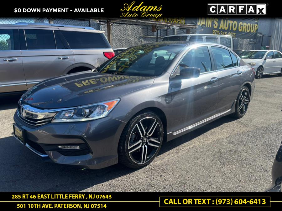 2016 Honda Accord Sedan 4dr I4 CVT Sport, available for sale in Paterson, New Jersey | Adams Auto Group. Paterson, New Jersey 2016 Honda Accord Sedan 4dr I4 CVT Sport, available for sale in Paterson, New Jersey | Adams Auto Group. Paterson, New Jersey