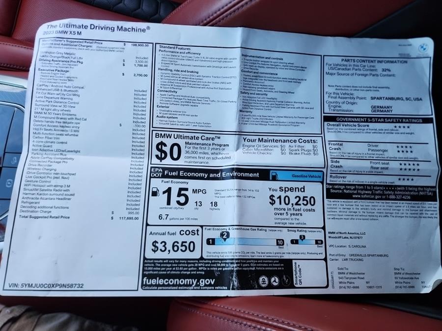 2023 BMW X5 M Sports Activity Vehicle, available for sale in Islip, New York | L.I. Auto Gallery. Islip, New York 2023 BMW X5 M Sports Activity Vehicle, available for sale in Islip, New York | L.I. Auto Gallery. Islip, New York
