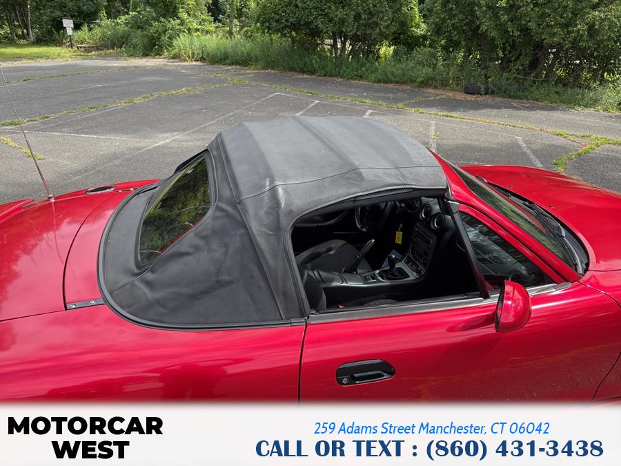2005 Mazda MX-5 Miata 2dr Conv Cloth 5-Spd Manual, available for sale in Manchester, Connecticut | Motorcar West. Manchester, Connecticut 2005 Mazda MX-5 Miata 2dr Conv Cloth 5-Spd Manual, available for sale in Manchester, Connecticut | Motorcar West. Manchester, Connecticut