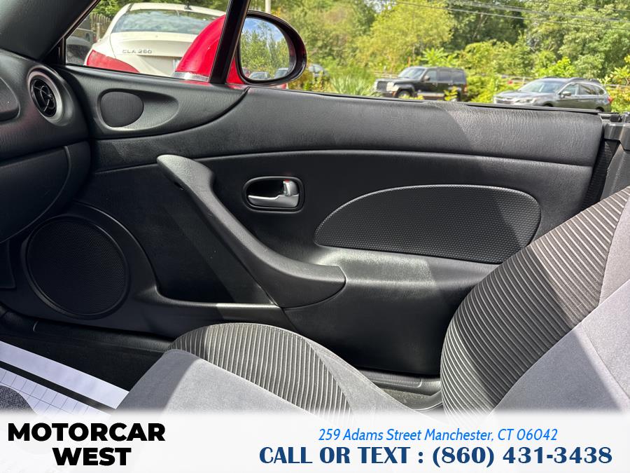 2005 Mazda MX-5 Miata 2dr Conv Cloth 5-Spd Manual, available for sale in Manchester, Connecticut | Motorcar West. Manchester, Connecticut 2005 Mazda MX-5 Miata 2dr Conv Cloth 5-Spd Manual, available for sale in Manchester, Connecticut | Motorcar West. Manchester, Connecticut