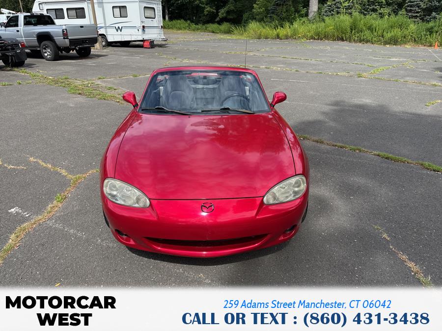 2005 Mazda MX-5 Miata 2dr Conv Cloth 5-Spd Manual, available for sale in Manchester, Connecticut | Motorcar West. Manchester, Connecticut 2005 Mazda MX-5 Miata 2dr Conv Cloth 5-Spd Manual, available for sale in Manchester, Connecticut | Motorcar West. Manchester, Connecticut