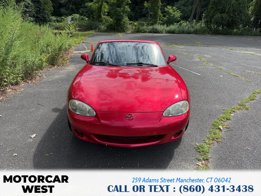 2005 Mazda MX-5 Miata 2dr Conv Cloth 5-Spd Manual, available for sale in Manchester, Connecticut | Motorcar West. Manchester, Connecticut 2005 Mazda MX-5 Miata 2dr Conv Cloth 5-Spd Manual, available for sale in Manchester, Connecticut | Motorcar West. Manchester, Connecticut