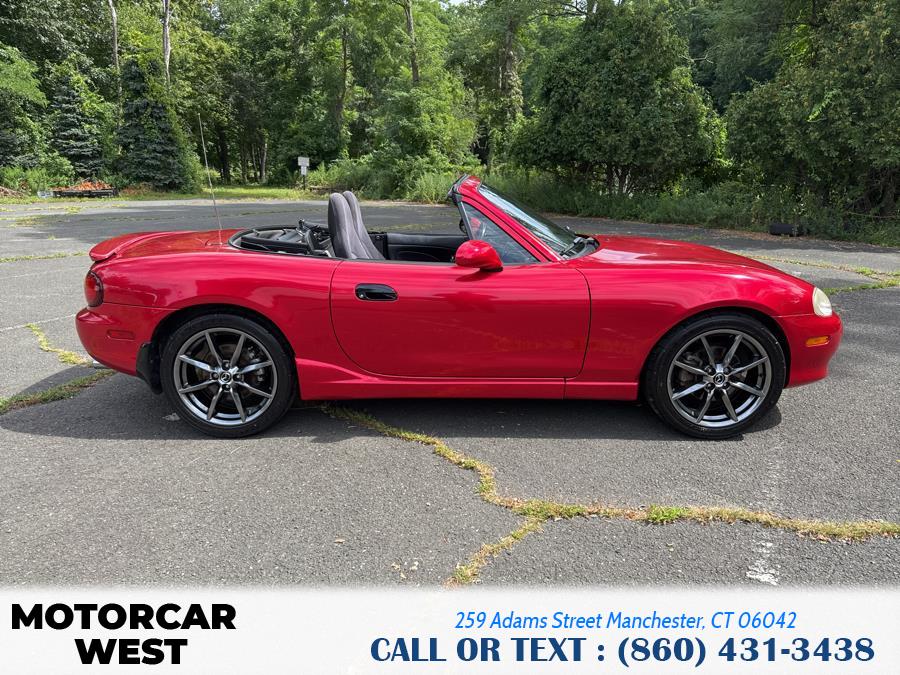 2005 Mazda MX-5 Miata 2dr Conv Cloth 5-Spd Manual, available for sale in Manchester, Connecticut | Motorcar West. Manchester, Connecticut 2005 Mazda MX-5 Miata 2dr Conv Cloth 5-Spd Manual, available for sale in Manchester, Connecticut | Motorcar West. Manchester, Connecticut