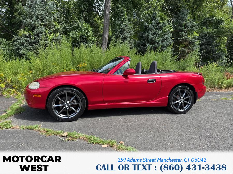2005 Mazda MX-5 Miata 2dr Conv Cloth 5-Spd Manual, available for sale in Manchester, Connecticut | Motorcar West. Manchester, Connecticut 2005 Mazda MX-5 Miata 2dr Conv Cloth 5-Spd Manual, available for sale in Manchester, Connecticut | Motorcar West. Manchester, Connecticut