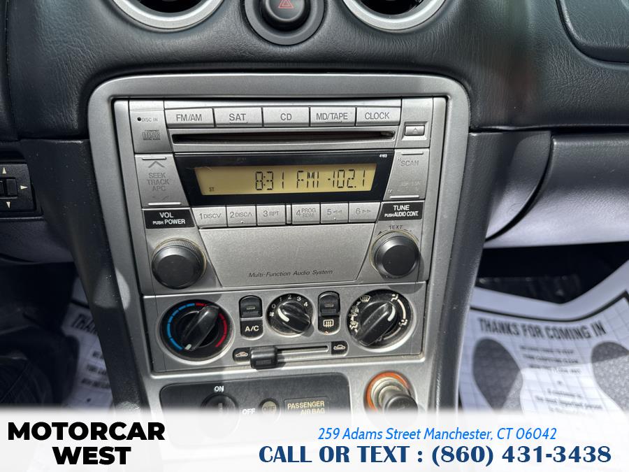 2005 Mazda MX-5 Miata 2dr Conv Cloth 5-Spd Manual, available for sale in Manchester, Connecticut | Motorcar West. Manchester, Connecticut 2005 Mazda MX-5 Miata 2dr Conv Cloth 5-Spd Manual, available for sale in Manchester, Connecticut | Motorcar West. Manchester, Connecticut