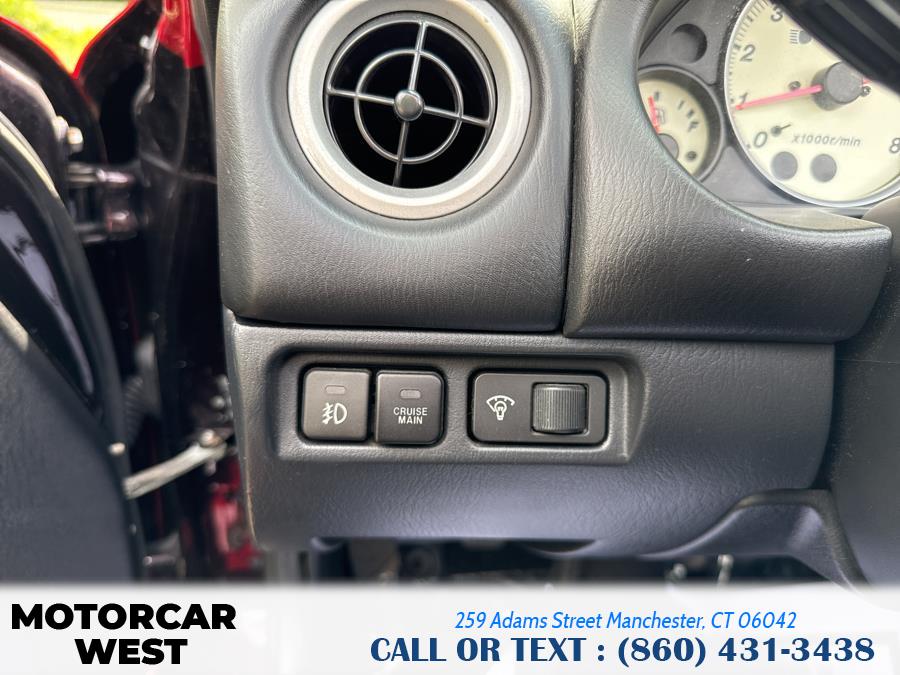 2005 Mazda MX-5 Miata 2dr Conv Cloth 5-Spd Manual, available for sale in Manchester, Connecticut | Motorcar West. Manchester, Connecticut 2005 Mazda MX-5 Miata 2dr Conv Cloth 5-Spd Manual, available for sale in Manchester, Connecticut | Motorcar West. Manchester, Connecticut