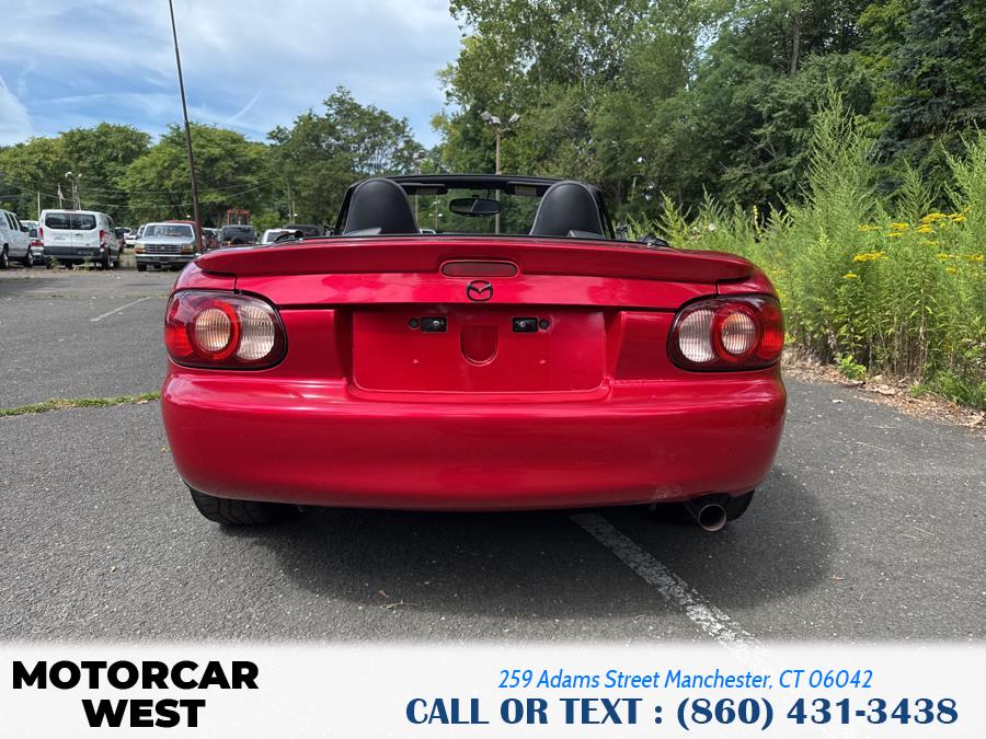 2005 Mazda MX-5 Miata 2dr Conv Cloth 5-Spd Manual, available for sale in Manchester, Connecticut | Motorcar West. Manchester, Connecticut 2005 Mazda MX-5 Miata 2dr Conv Cloth 5-Spd Manual, available for sale in Manchester, Connecticut | Motorcar West. Manchester, Connecticut
