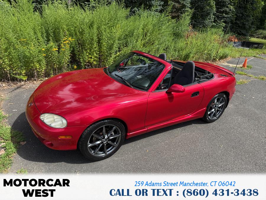 2005 Mazda MX-5 Miata 2dr Conv Cloth 5-Spd Manual, available for sale in Manchester, Connecticut | Motorcar West. Manchester, Connecticut 2005 Mazda MX-5 Miata 2dr Conv Cloth 5-Spd Manual, available for sale in Manchester, Connecticut | Motorcar West. Manchester, Connecticut