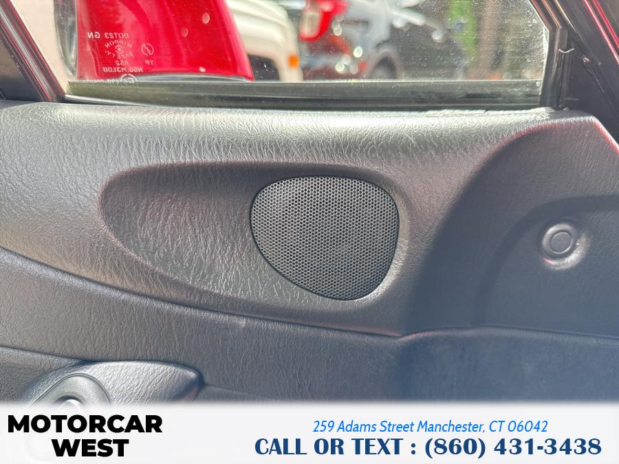 2005 Mazda MX-5 Miata 2dr Conv Cloth 5-Spd Manual, available for sale in Manchester, Connecticut | Motorcar West. Manchester, Connecticut 2005 Mazda MX-5 Miata 2dr Conv Cloth 5-Spd Manual, available for sale in Manchester, Connecticut | Motorcar West. Manchester, Connecticut
