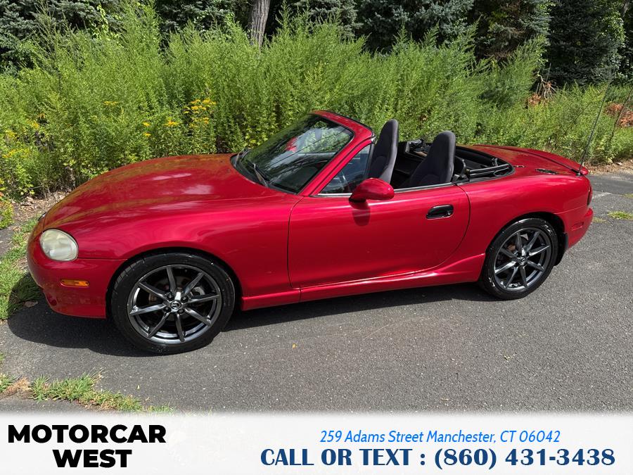 2005 Mazda MX-5 Miata 2dr Conv Cloth 5-Spd Manual, available for sale in Manchester, Connecticut | Motorcar West. Manchester, Connecticut 2005 Mazda MX-5 Miata 2dr Conv Cloth 5-Spd Manual, available for sale in Manchester, Connecticut | Motorcar West. Manchester, Connecticut