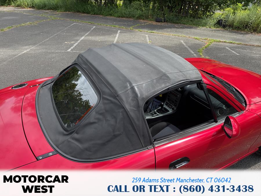 2005 Mazda MX-5 Miata 2dr Conv Cloth 5-Spd Manual, available for sale in Manchester, Connecticut | Motorcar West. Manchester, Connecticut 2005 Mazda MX-5 Miata 2dr Conv Cloth 5-Spd Manual, available for sale in Manchester, Connecticut | Motorcar West. Manchester, Connecticut