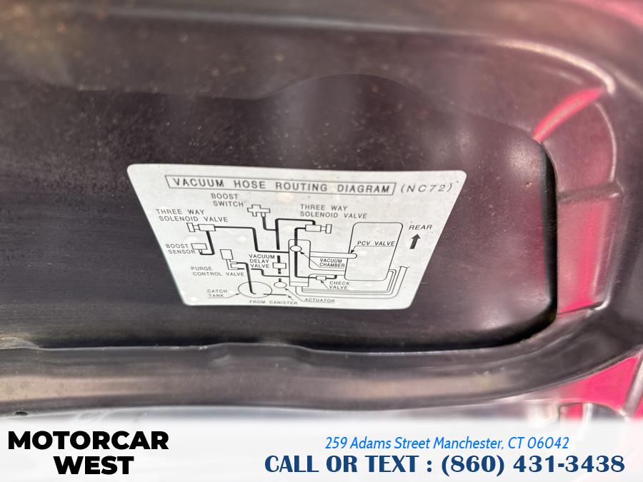 2005 Mazda MX-5 Miata 2dr Conv Cloth 5-Spd Manual, available for sale in Manchester, Connecticut | Motorcar West. Manchester, Connecticut 2005 Mazda MX-5 Miata 2dr Conv Cloth 5-Spd Manual, available for sale in Manchester, Connecticut | Motorcar West. Manchester, Connecticut