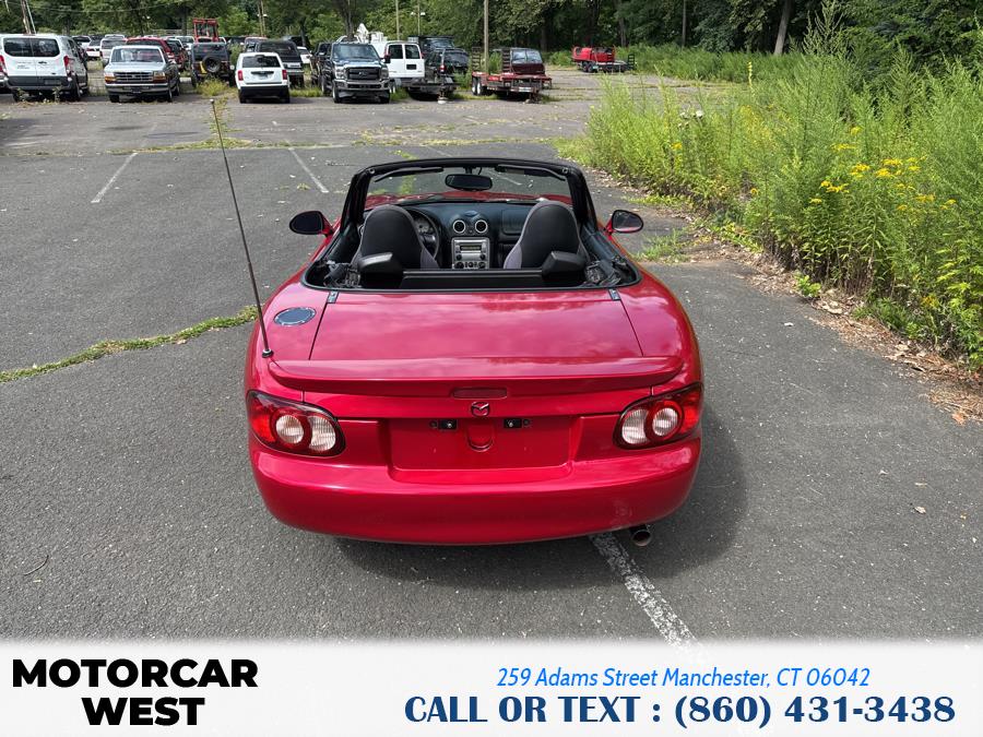 2005 Mazda MX-5 Miata 2dr Conv Cloth 5-Spd Manual, available for sale in Manchester, Connecticut | Motorcar West. Manchester, Connecticut 2005 Mazda MX-5 Miata 2dr Conv Cloth 5-Spd Manual, available for sale in Manchester, Connecticut | Motorcar West. Manchester, Connecticut