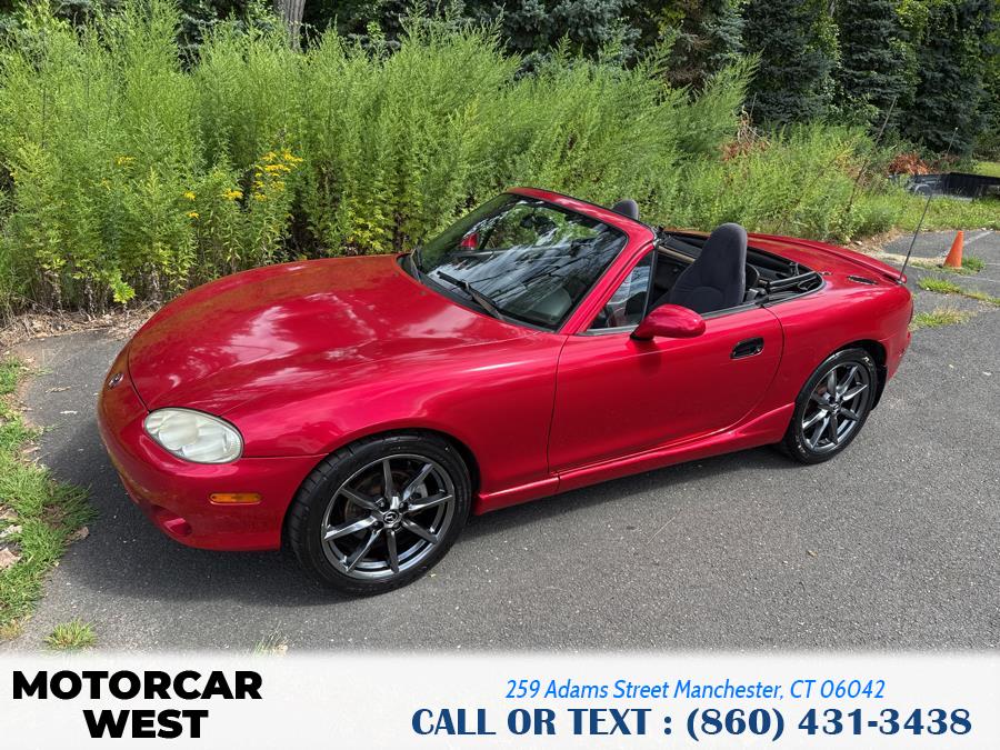 2005 Mazda MX-5 Miata 2dr Conv Cloth 5-Spd Manual, available for sale in Manchester, Connecticut | Motorcar West. Manchester, Connecticut 2005 Mazda MX-5 Miata 2dr Conv Cloth 5-Spd Manual, available for sale in Manchester, Connecticut | Motorcar West. Manchester, Connecticut
