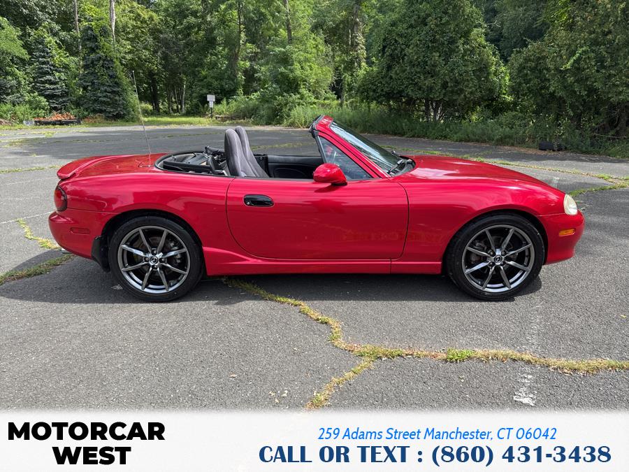 2005 Mazda MX-5 Miata 2dr Conv Cloth 5-Spd Manual, available for sale in Manchester, Connecticut | Motorcar West. Manchester, Connecticut 2005 Mazda MX-5 Miata 2dr Conv Cloth 5-Spd Manual, available for sale in Manchester, Connecticut | Motorcar West. Manchester, Connecticut