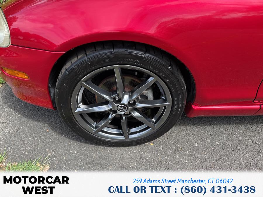 2005 Mazda MX-5 Miata 2dr Conv Cloth 5-Spd Manual, available for sale in Manchester, Connecticut | Motorcar West. Manchester, Connecticut 2005 Mazda MX-5 Miata 2dr Conv Cloth 5-Spd Manual, available for sale in Manchester, Connecticut | Motorcar West. Manchester, Connecticut