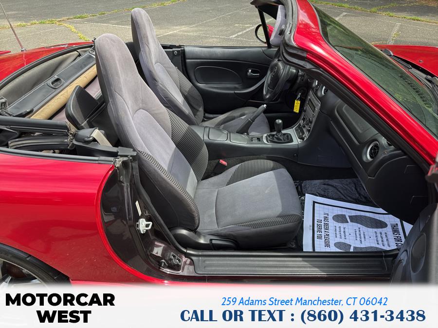 2005 Mazda MX-5 Miata 2dr Conv Cloth 5-Spd Manual, available for sale in Manchester, Connecticut | Motorcar West. Manchester, Connecticut 2005 Mazda MX-5 Miata 2dr Conv Cloth 5-Spd Manual, available for sale in Manchester, Connecticut | Motorcar West. Manchester, Connecticut