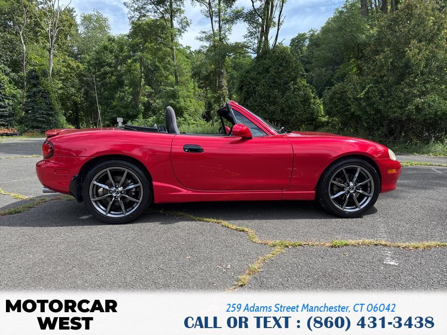 2005 Mazda MX-5 Miata 2dr Conv Cloth 5-Spd Manual, available for sale in Manchester, Connecticut | Motorcar West. Manchester, Connecticut 2005 Mazda MX-5 Miata 2dr Conv Cloth 5-Spd Manual, available for sale in Manchester, Connecticut | Motorcar West. Manchester, Connecticut