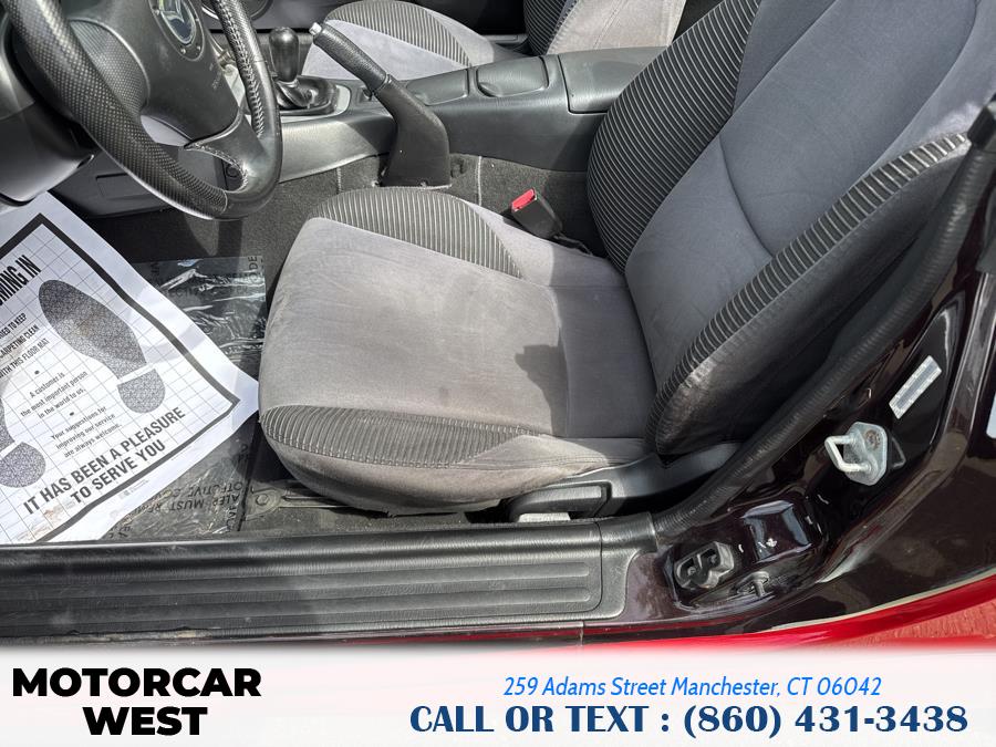 2005 Mazda MX-5 Miata 2dr Conv Cloth 5-Spd Manual, available for sale in Manchester, Connecticut | Motorcar West. Manchester, Connecticut 2005 Mazda MX-5 Miata 2dr Conv Cloth 5-Spd Manual, available for sale in Manchester, Connecticut | Motorcar West. Manchester, Connecticut