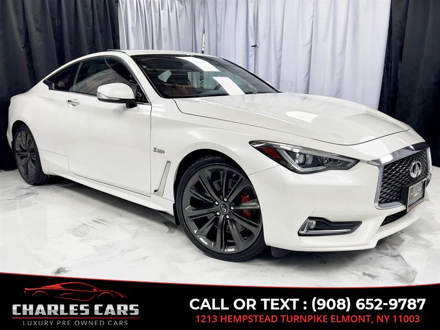 2018 Infiniti Q60 Red Sport 400, available for sale in Elmont, New York | Charles Cars. Elmont, New York 2018 Infiniti Q60 Red Sport 400, available for sale in Elmont, New York | Charles Cars. Elmont, New York
