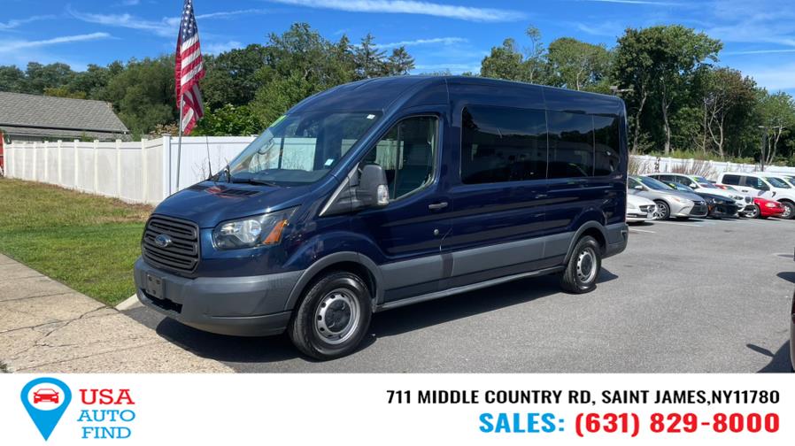 2017 Ford Transit Wagon T-350 148" Med Roof XLT Sliding RH Dr, available for sale in Saint James, New York | USA Auto Find. Saint James, New York 2017 Ford Transit Wagon T-350 148" Med Roof XLT Sliding RH Dr, available for sale in Saint James, New York | USA Auto Find. Saint James, New York