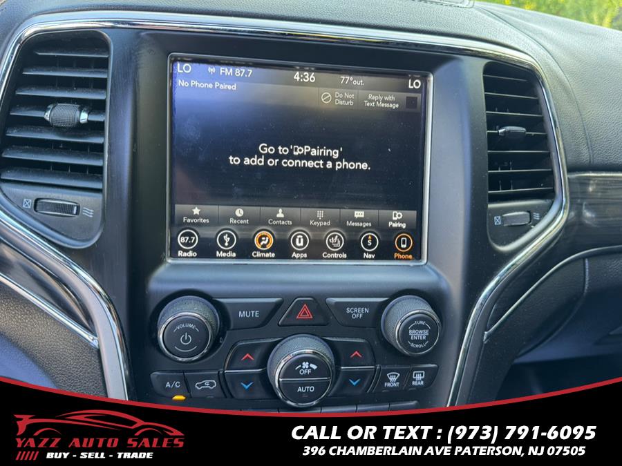 2018 Jeep Grand Cherokee Overland 2BP 4x4 *Ltd Avail*, available for sale in Paterson, New Jersey | Yazz Auto Sales. Paterson, New Jersey 2018 Jeep Grand Cherokee Overland 2BP 4x4 *Ltd Avail*, available for sale in Paterson, New Jersey | Yazz Auto Sales. Paterson, New Jersey