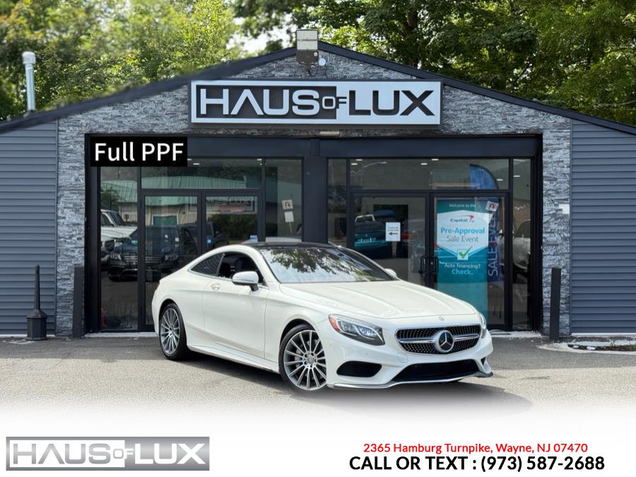 2015 Mercedes-Benz S-Class 2dr Cpe S 550 4MATIC, available for sale in Wayne, New Jersey | Haus of Lux. Wayne, New Jersey