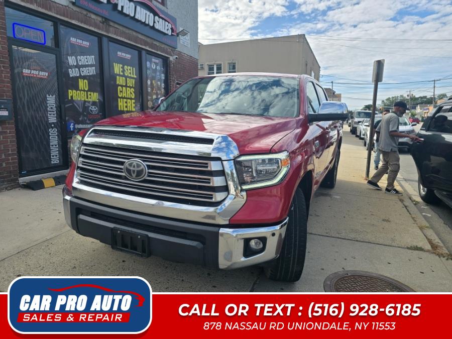 2020 Toyota Tundra 2WD Limited CrewMax 5.5'' Bed 5.7L (Natl), available for sale in Uniondale, New York | Car Pro Auto. Uniondale, New York 2020 Toyota Tundra 2WD Limited CrewMax 5.5'' Bed 5.7L (Natl), available for sale in Uniondale, New York | Car Pro Auto. Uniondale, New York