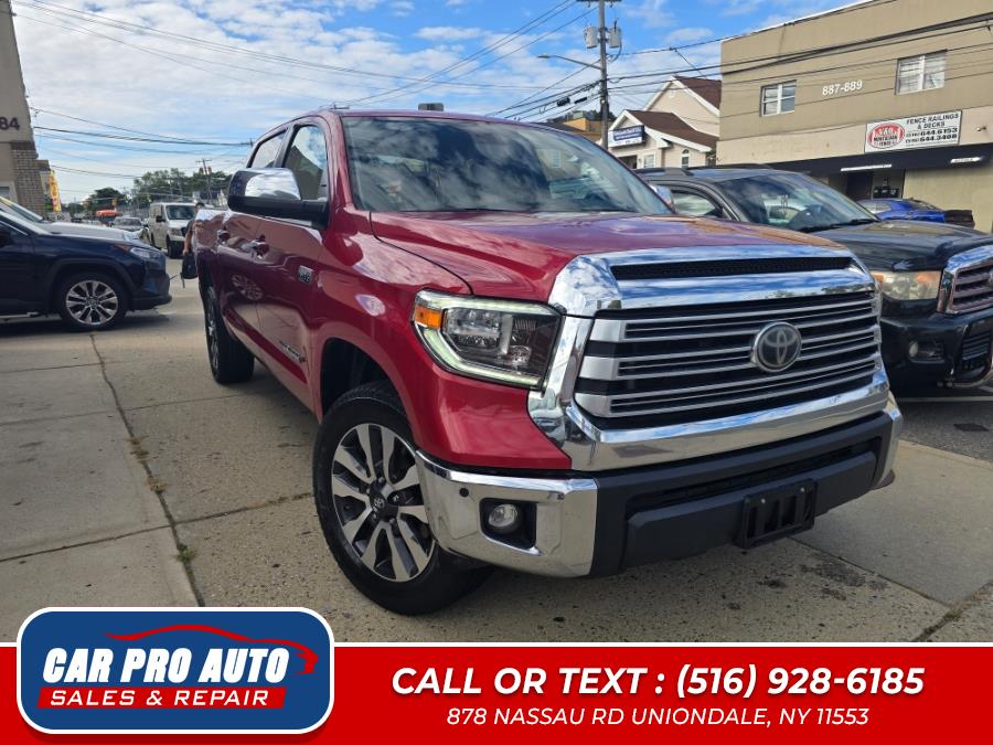 2020 Toyota Tundra 2WD Limited CrewMax 5.5'' Bed 5.7L (Natl), available for sale in Uniondale, New York | Car Pro Auto. Uniondale, New York 2020 Toyota Tundra 2WD Limited CrewMax 5.5'' Bed 5.7L (Natl), available for sale in Uniondale, New York | Car Pro Auto. Uniondale, New York