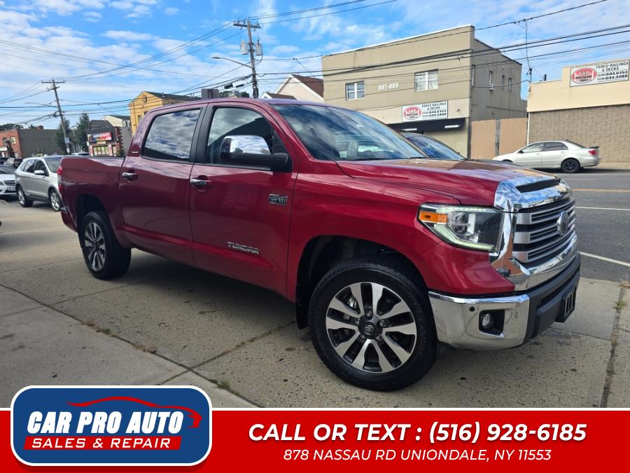2020 Toyota Tundra 2WD Limited CrewMax 5.5'' Bed 5.7L (Natl), available for sale in Uniondale, New York | Car Pro Auto. Uniondale, New York 2020 Toyota Tundra 2WD Limited CrewMax 5.5'' Bed 5.7L (Natl), available for sale in Uniondale, New York | Car Pro Auto. Uniondale, New York