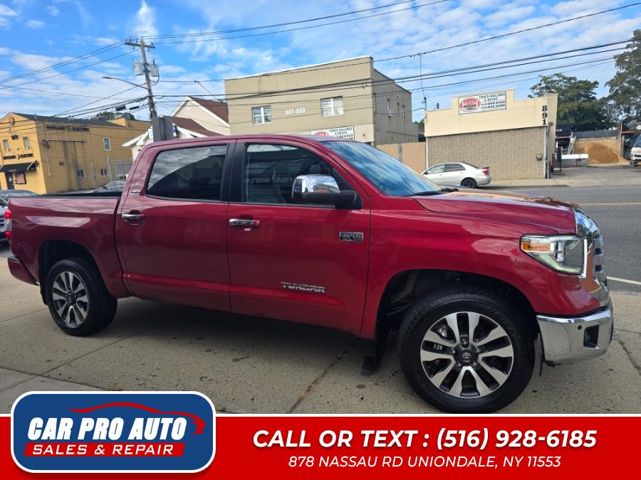 2020 Toyota Tundra 2WD Limited CrewMax 5.5'' Bed 5.7L (Natl), available for sale in Uniondale, New York | Car Pro Auto. Uniondale, New York 2020 Toyota Tundra 2WD Limited CrewMax 5.5'' Bed 5.7L (Natl), available for sale in Uniondale, New York | Car Pro Auto. Uniondale, New York