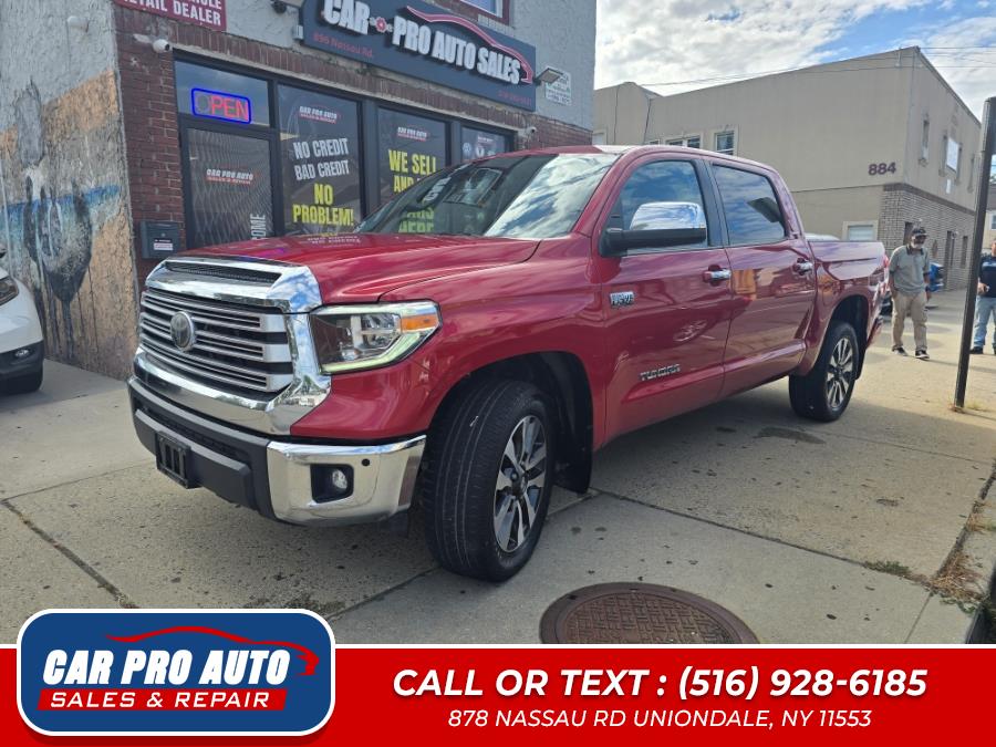 2020 Toyota Tundra 2WD Limited CrewMax 5.5'' Bed 5.7L (Natl), available for sale in Uniondale, New York | Car Pro Auto. Uniondale, New York 2020 Toyota Tundra 2WD Limited CrewMax 5.5'' Bed 5.7L (Natl), available for sale in Uniondale, New York | Car Pro Auto. Uniondale, New York