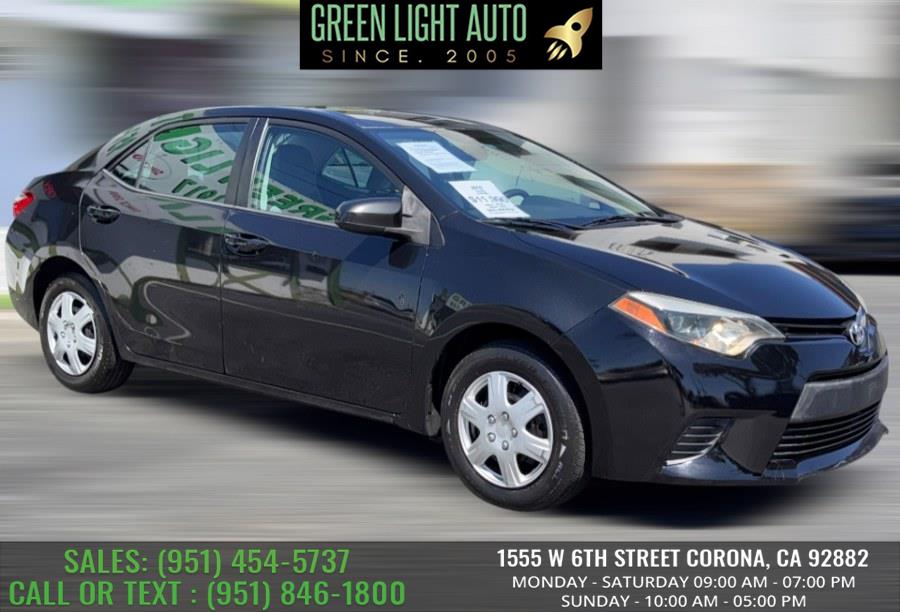 2015 Toyota Corolla 4dr Sdn Auto L (Natl), available for sale in Corona, California | Green Light Auto. Corona, California 2015 Toyota Corolla 4dr Sdn Auto L (Natl), available for sale in Corona, California | Green Light Auto. Corona, California