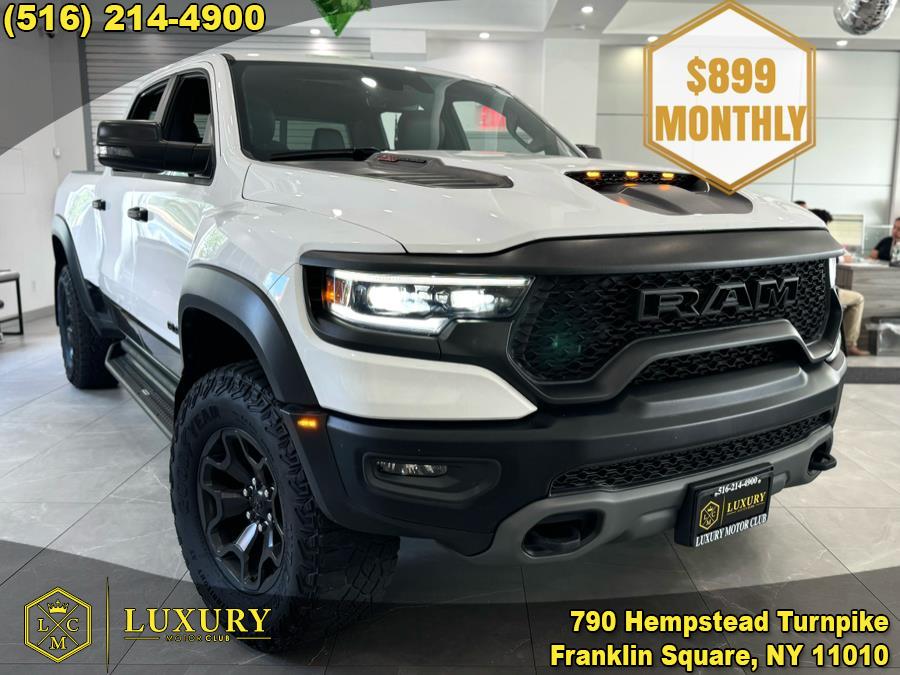 2023 Ram 1500 TRX 4x4 Crew Cab 5''7" Box, available for sale in Franklin Square, New York | Luxury Motor Club. Franklin Square, New York 2023 Ram 1500 TRX 4x4 Crew Cab 5''7" Box, available for sale in Franklin Square, New York | Luxury Motor Club. Franklin Square, New York