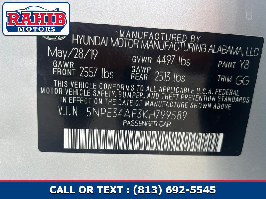 2019 Hyundai Sonata SEL 2.4L, available for sale in Orlando, Florida | RAHIB INC. Orlando, Florida 2019 Hyundai Sonata SEL 2.4L, available for sale in Orlando, Florida | RAHIB INC. Orlando, Florida
